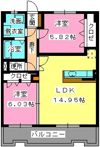 ヴェルドミールⅡの間取り画像