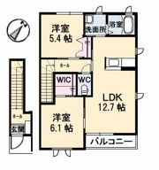 ShionⅡ A棟の間取り画像