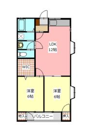 コーポ チェリオの間取り画像