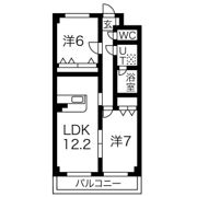 サンシャイン大留の間取り画像