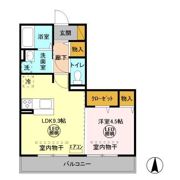 ヒル ヴァレイ Bの間取り画像