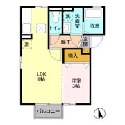 アロンディール Ⅱの間取り画像