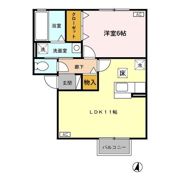 アトリオ小新 Bの間取り画像