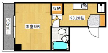 うしおマンションの間取り画像