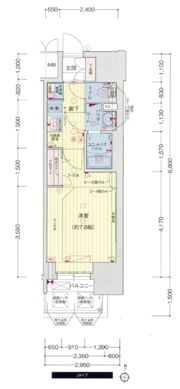 プレサンスTHE久屋大通レジェンドの間取り画像