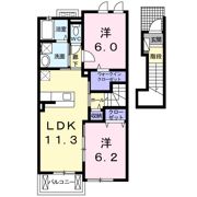 ベル ソレイユの間取り画像