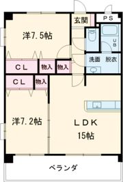 アンピレインの間取り画像