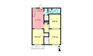 カーサヴェルディの間取り画像