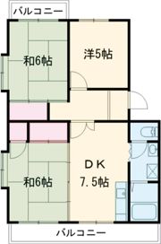 パラシオン平成の間取り画像