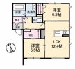 グランマスト ベレオ林町 B棟の間取り画像