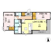 ラシュレ大元の間取り画像