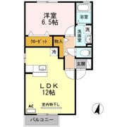 セジュール鵬舟の間取り画像