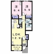 ブリーズアイ Aの間取り画像