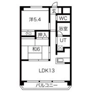エスポワール本今の間取り画像