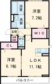 D-room和白西館の間取り画像
