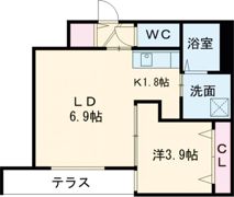 La・isola白石(ライゾラシロイシ)の間取り画像