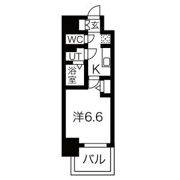 メイクス名駅南Ⅱの間取り画像