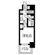 メイクス名駅南Ⅱの間取り画像