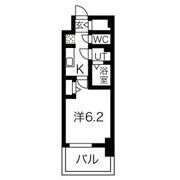 メイクス名駅南Ⅱの間取り画像