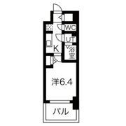 メイクス名駅南Ⅱの間取り画像