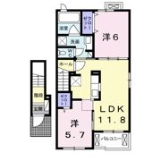 クラリスの間取り画像