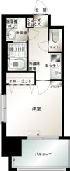 エンクレスト博多駅前Ⅲの間取り画像