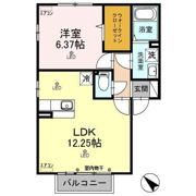 セントラルハイツ E/Fの間取り画像