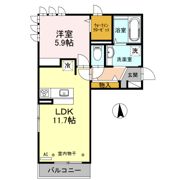 ジョイキューブ吉田の間取り画像