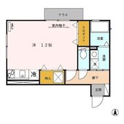 レセンテ花水木 Aの間取り画像