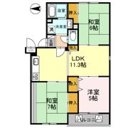 イーストヒルズ平野の間取り画像