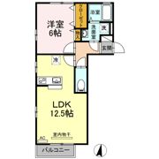 サニーサイドA･B A棟の間取り画像