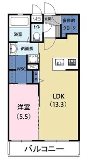 リザイアKの間取り画像