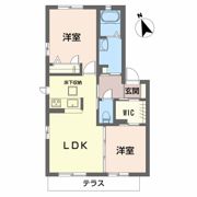 ハピネス西条 D棟の間取り画像