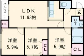 ユピテル栄通の間取り画像