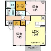 グランモア池田 Aの間取り画像