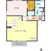 ライネスハイム Cの間取り画像