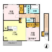 リノ Cの間取り画像