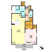 ホークコートの間取り画像