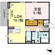 メゾンクレセントⅡ八田の間取り画像