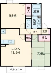 カルチェ青垣 A棟の間取り画像