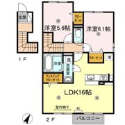 フェリスコート A棟の間取り画像