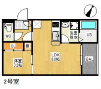 REGALEST廿日市駅南の間取り画像
