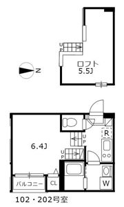 ハーモニーテラス水切町の間取り画像