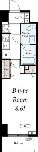 リブリ・東上野の間取り画像