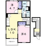 ブリッサ桜岡Fの間取り画像