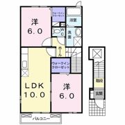 ルークス 勇峰Aの間取り画像