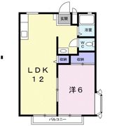 サンシャイン山野辺Aの間取り画像
