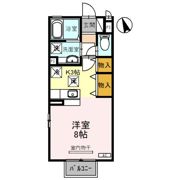 ハニーコート Dの間取り画像