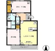 アグリーブルⅡの間取り画像