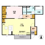 グレイス悠 Cの間取り画像